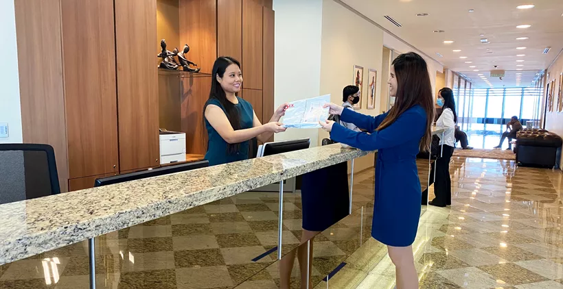 Serviced Office, Ilham Tower, Malaysia, Kuala Lumpur, reception